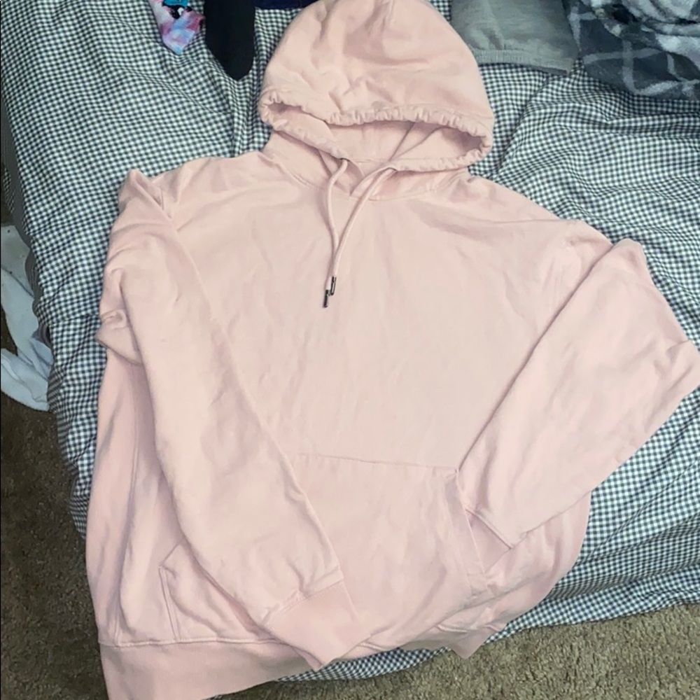 Medium light pink hoodie